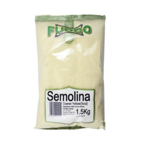 Shop Fudco Semolina Coarse Yellow (Sooji) - 1.5kg at Grocerywala