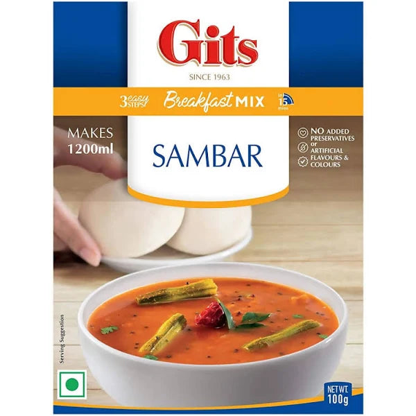 Shop Gits Sambar Mix - 100g at Grocerywala
