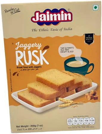 Shop Jaimin Jaggery Rusk - 200g at Grocerywala