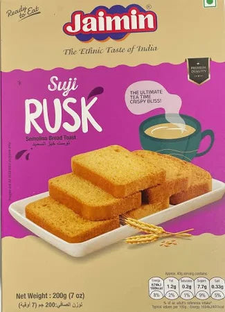 Shop Jaimin Suji Rusk - 200g at Grocerywala
