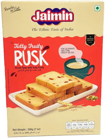 Shop Jaimin Tooty Fruity Rusk - 200g at Grocerywala