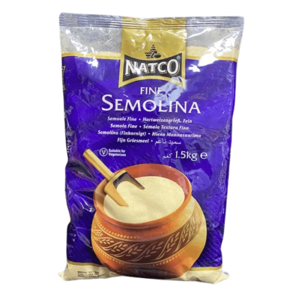 Shop Natco Semolina Fine (Sooji) - 1.5kg at Grocerywala