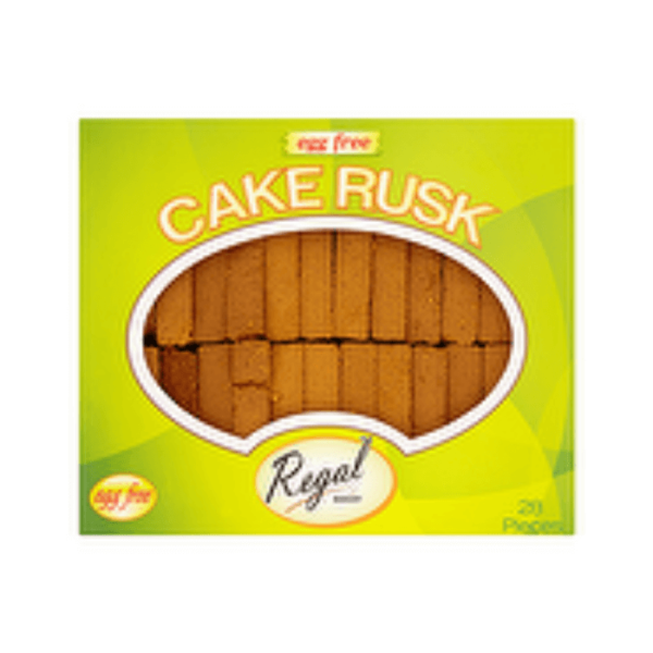Shop Regal Eggless Cake Rusk (28pcs) - 480g at Grocerywala