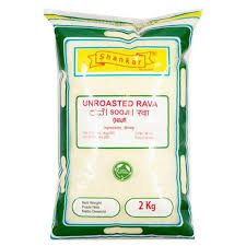 Shop Shankar Semolina Unroasted (Sooji) - 2kg at Grocerywala