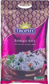 Shop Trophy Basmati Rice - 10kg at Grocerywala