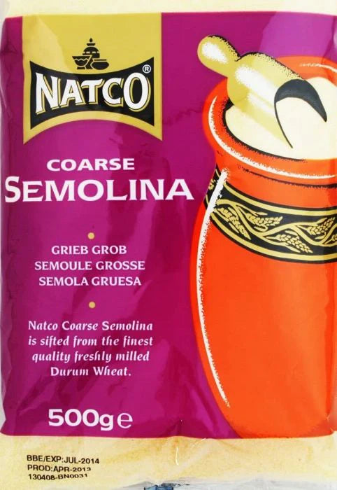 Shop Natco Semolina Coarse (Sooji) - 500g at Grocerywala