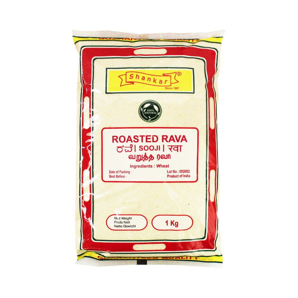 Shop Shankar Semolina Roasted (Sooji) - 1kg at Grocerywala