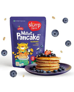 Slurrp Farm Millet Pancake Mix Blueberry - 150g
