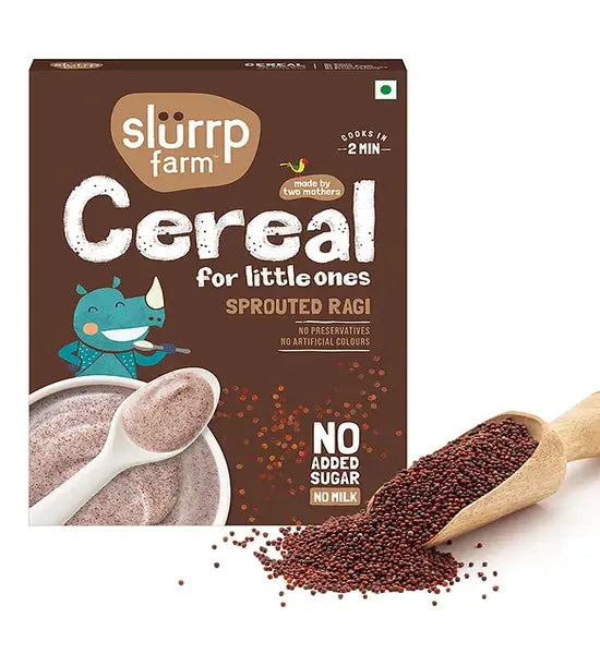 Slurrp Farm Cereal Sprouted Ragi Powder - 250g