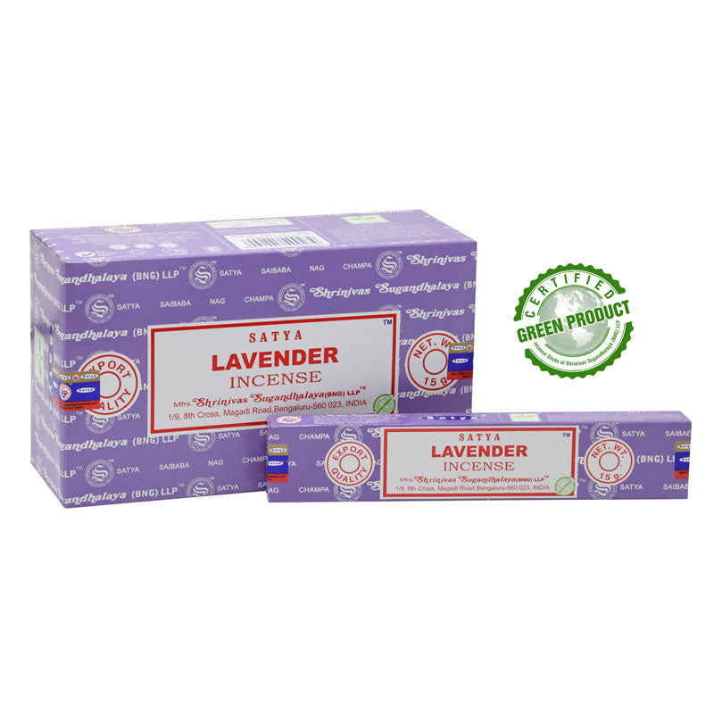 Shop Satya Incense Lavender 15G (2 for £1.50) at Grocerywala