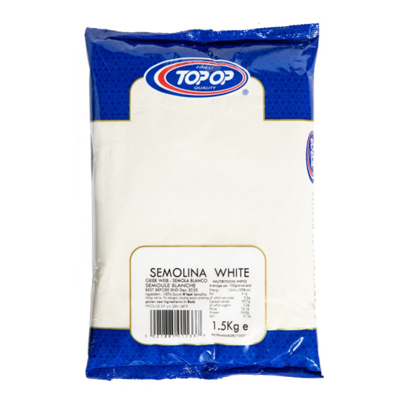 Shop Topop Semolina White (Sooji) - 1.5kg at Grocerywala