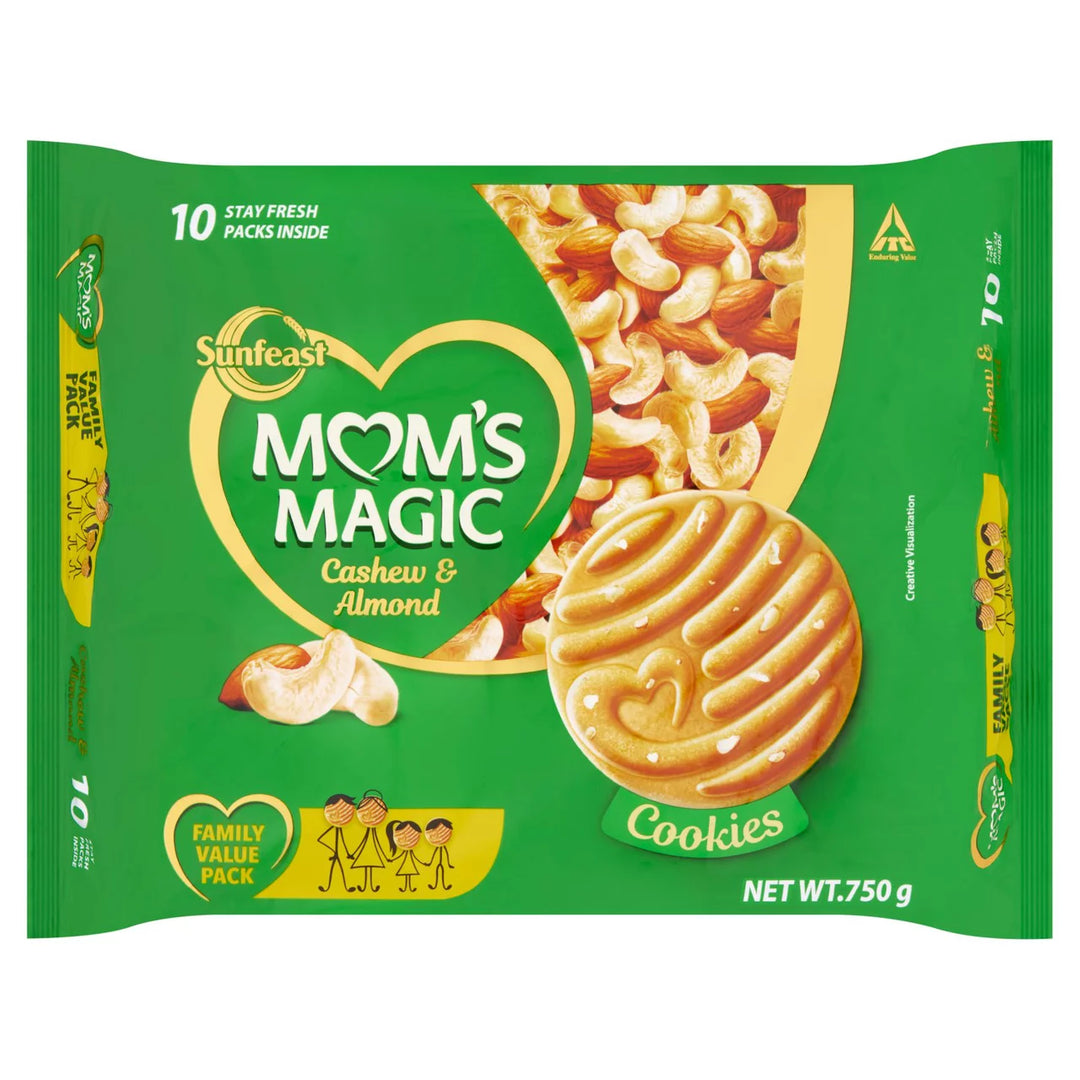 Shop Sunfeast Mom's Magic Cashew & Almond Cookies - 750g at Grocerywala