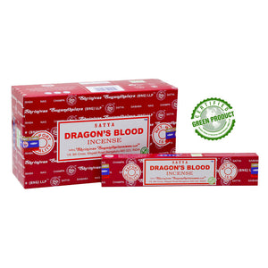 Shop Satya Incense Dragon's Blood 15G (2 for Â£1.50) at Grocerywala