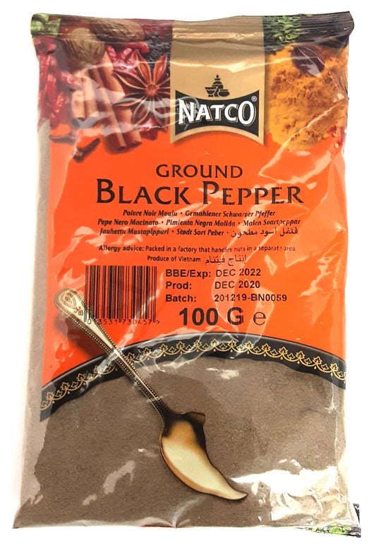 Shop Natco Black Pepper Powder - 100g at Grocerywala