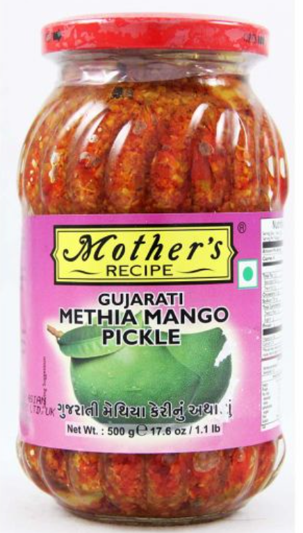 Shop Mother's Recipe Pickle Mango & Chilli - 500g at Grocerywala