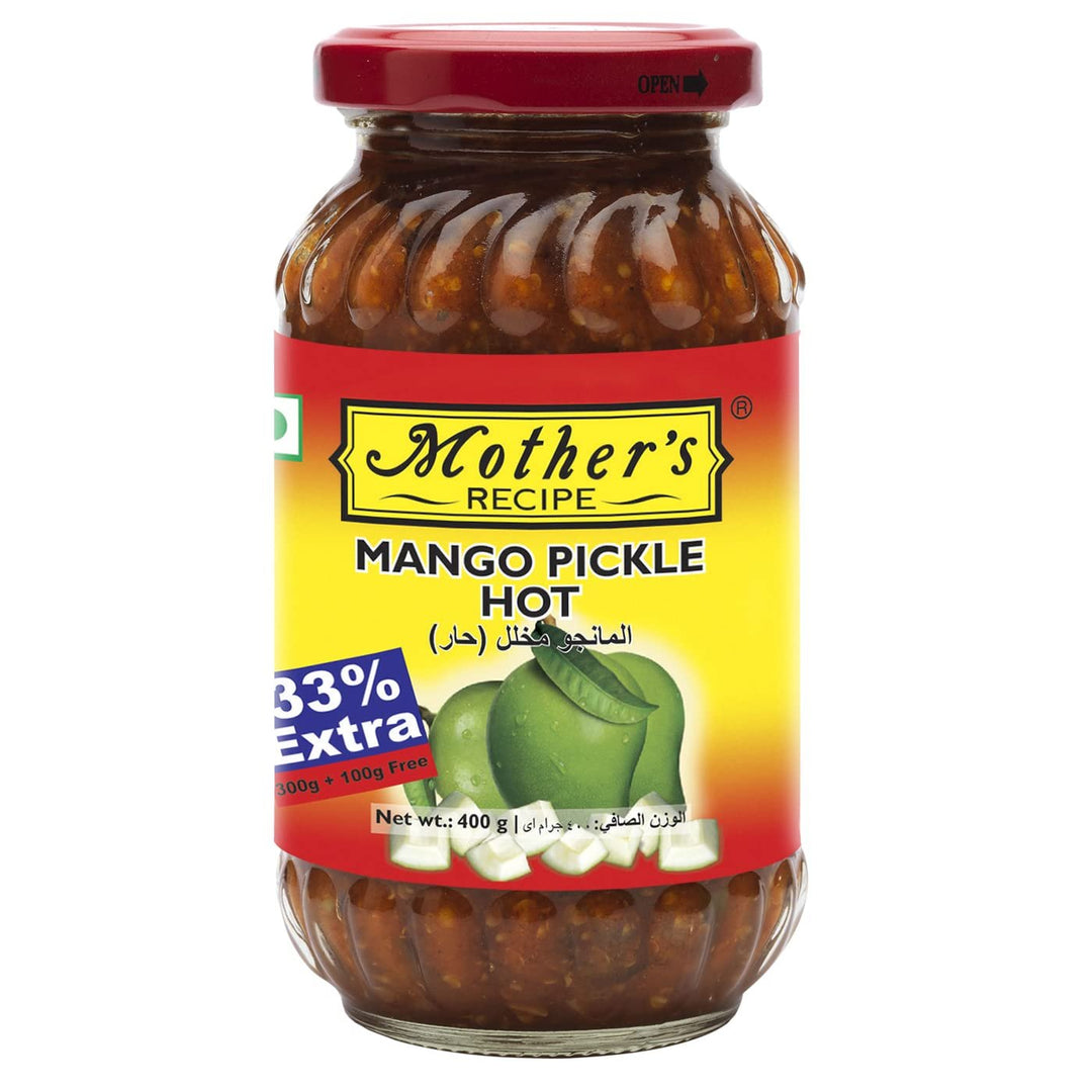 Shop Mother's Recipe Pickle Mango Hot - 500g at Grocerywala