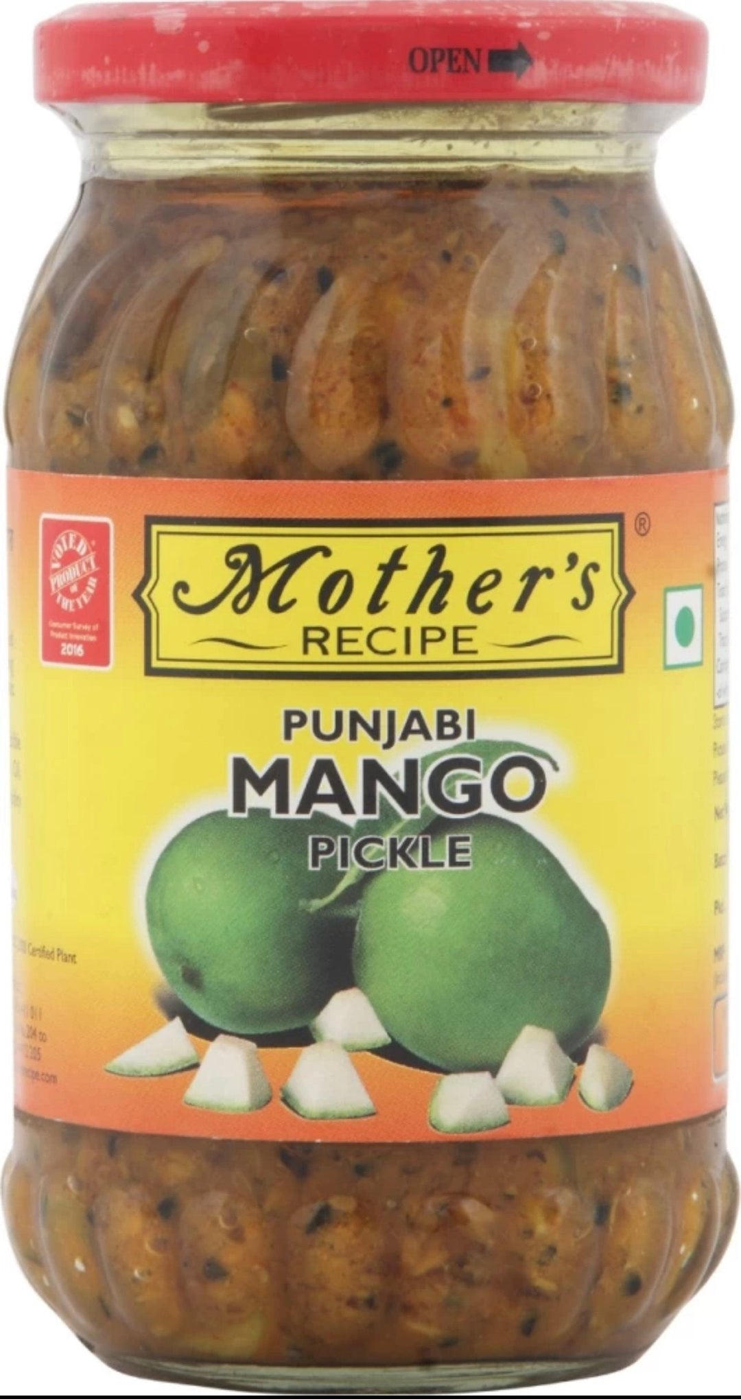 Shop Mother's Recipe Pickle Punjabi Mango - 500g at Grocerywala
