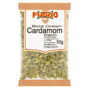 Shop Fudco Cardamom Green Bold (Elaichi) - 50g at Grocerywala