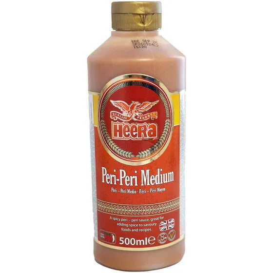 Shop Heera Sauce Peri Peri Medium - 500ml at Grocerywala