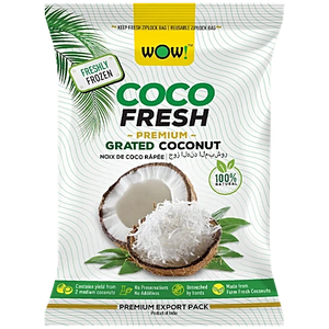 WOW! Coco Fresh Grated Coconut Frozen - 200g