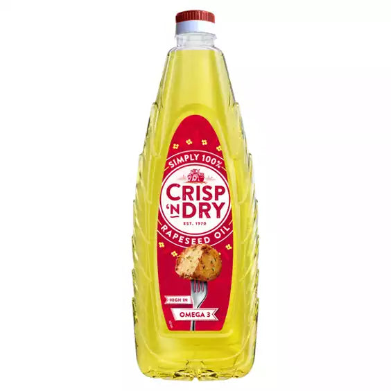 Shop Crisp 'n Dry Rapeseed Oil - 975ml at Grocerywala