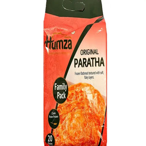 Humza Plain Paratha Family Pack Frozen - 1.6kg