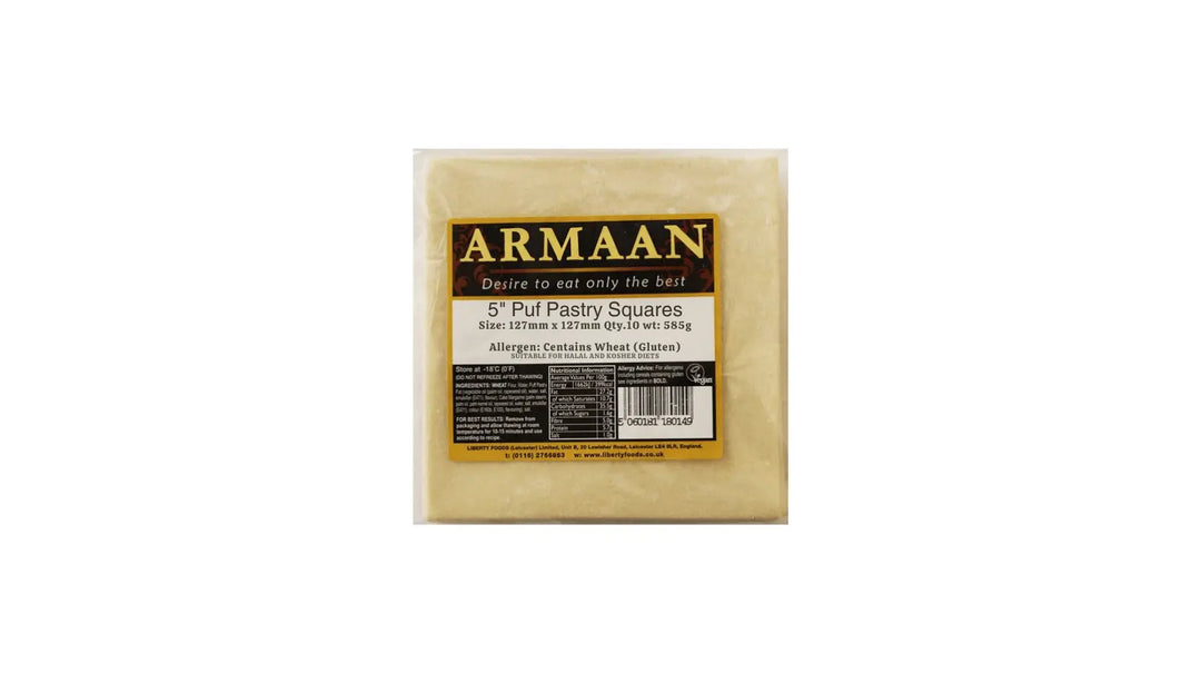 Armaan  Puff Pastry 5"X5" (10 pcs) - 585g