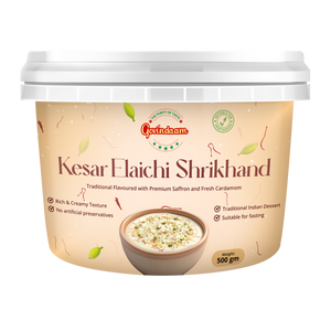 Kesar Elaichi Shrikhand 500g - Govindaam