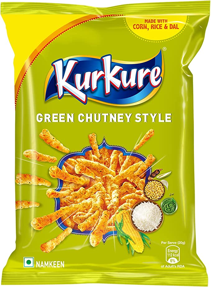 Shop Kurkure Green Chutney style - 68g at Grocerywala