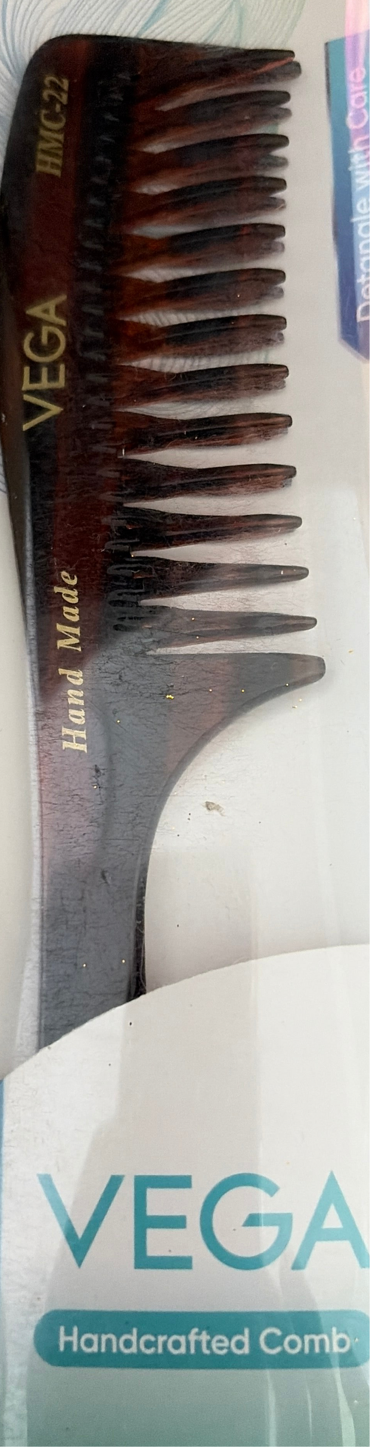 Shop Vega Handcrafted Comb (Wide Tooth) - 22 at Grocerywala