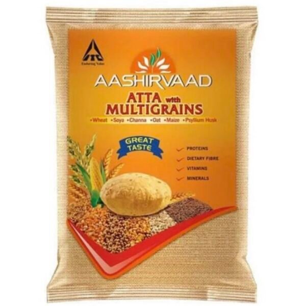 Shop Aashirvaad Multigrain Atta - 2kg at Grocerywala