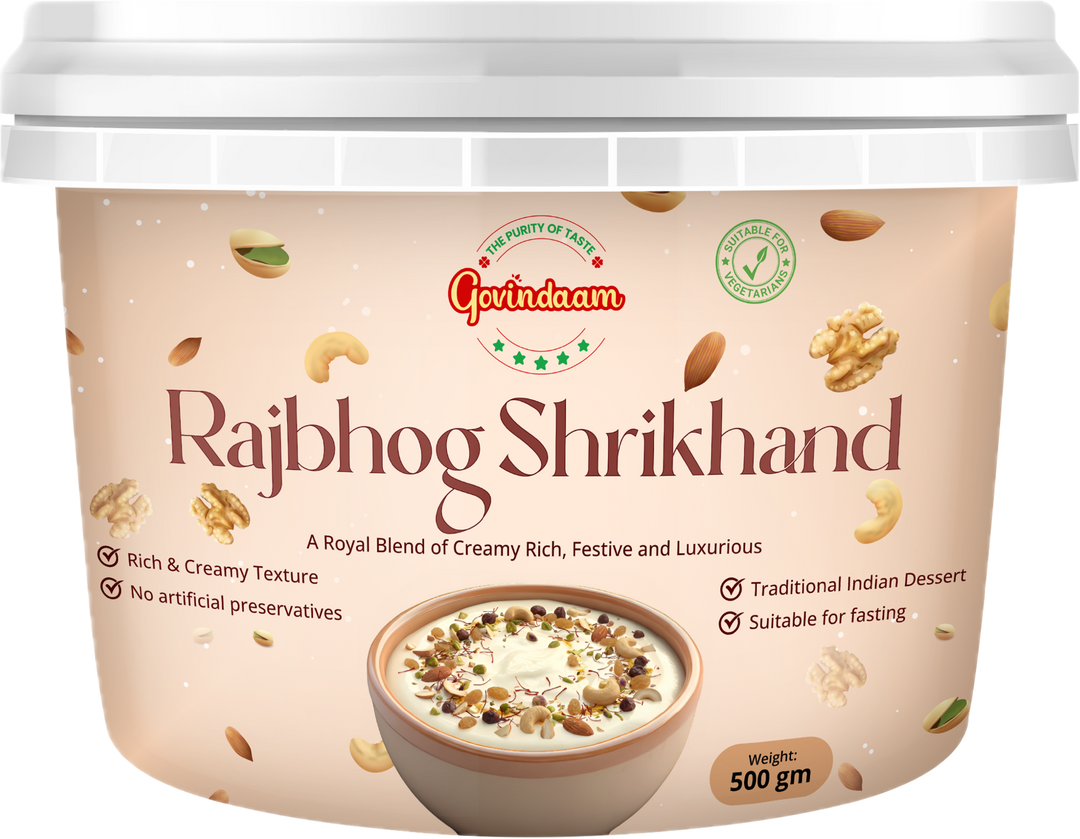 Rajbhog Shrikhand 500g - Govindaam