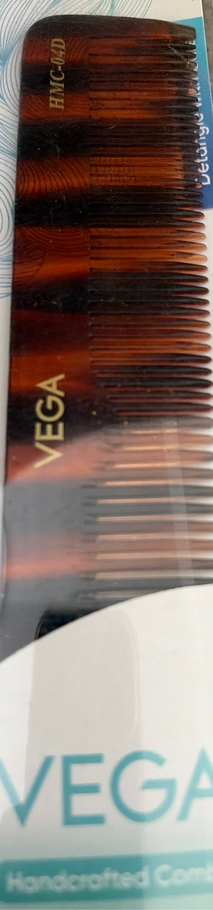 Shop Vega Handcrafted Comb (Dual Tooth) - 04D at Grocerywala