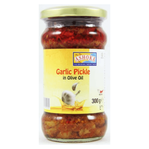 Shop Ashoka Pickle Garlic (Olive Oil) - 300g at Grocerywala