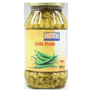 Shop Ashoka Pickle Green Chilli - 480g at Grocerywala
