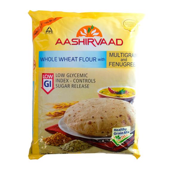 Aashirvaad sugar release control atta 5kg flour pack