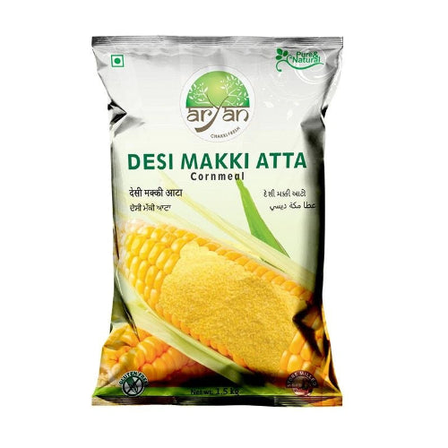 Shop Shop Aryan Desi Makki Atta 1.5kg at Grocerywala