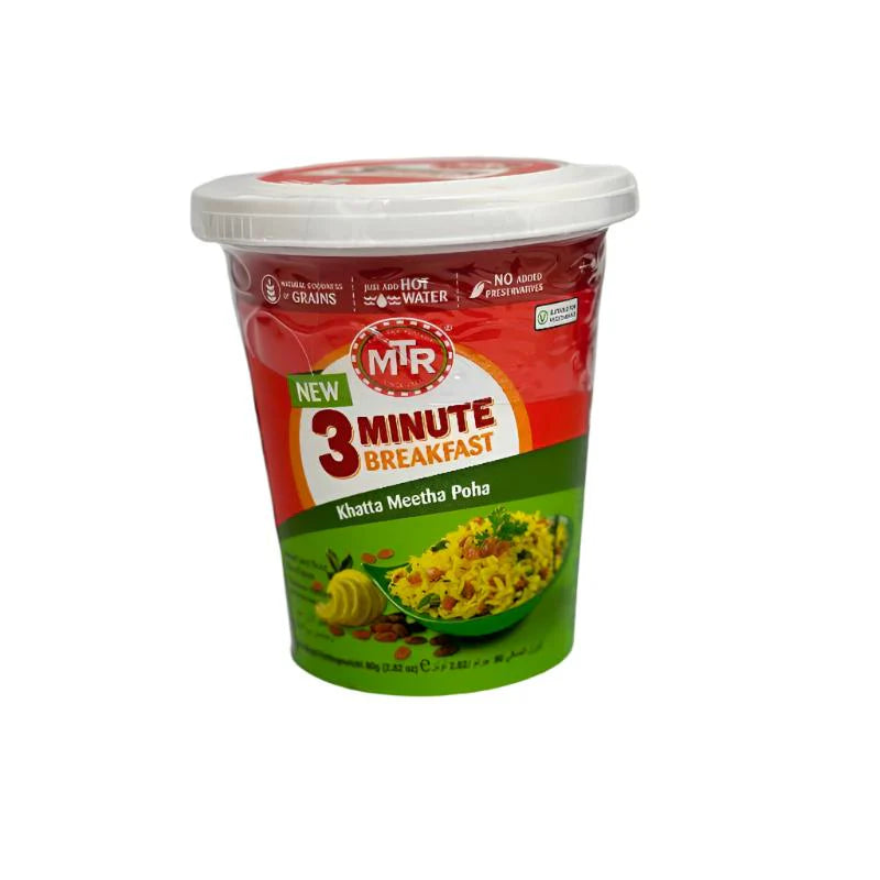 Shop MTR Cuppa Khatta Meetha Poha (Ready To Eat) - 80g at Grocerywala