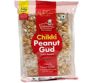 Shop Jabsons Chikki Peanut Gud - 240g at Grocerywala