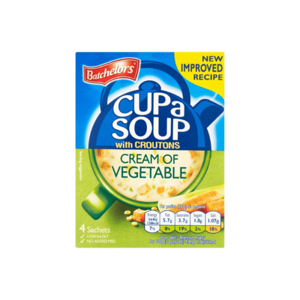 Shop Batchelors Cream Of Vegetable Soup - 120g at Grocerywala
