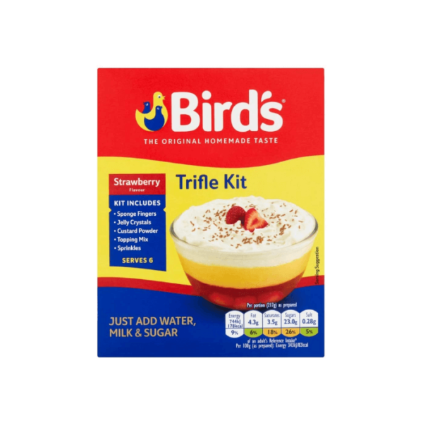 Shop Birds Trifle Strawberry 141g at Grocerywala