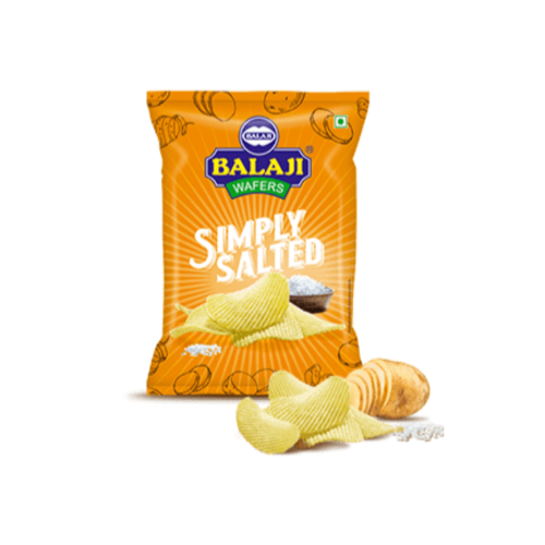 Shop Balaji Simply Salted (salted potato chips) - 150g at Grocerywala
