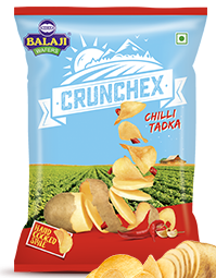Shop Balaji Crunchex Chilli Takda (Potato Chip) - 35g at Grocerywala