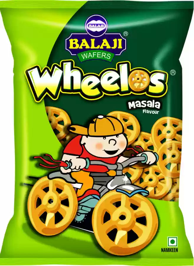 Shop Balaji Wheelos Masala Wafers 55g at Grocerywala