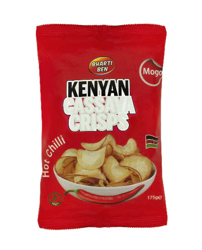 Shop Bhartiben Cassava Crisps chilli - 175g at Grocerywala