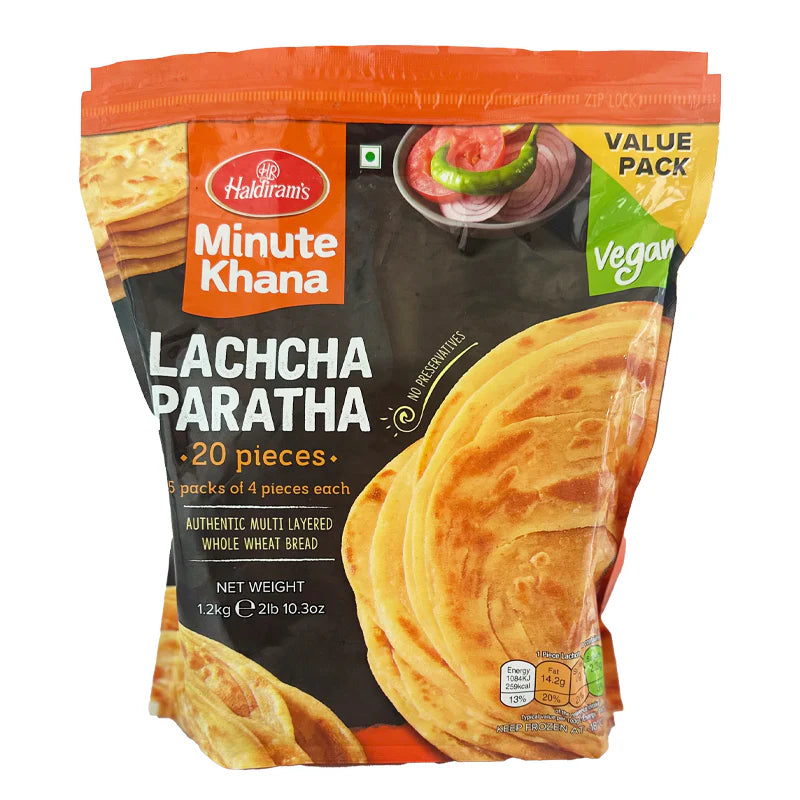 Haldiram Lacha Paratha Family Frozen (20pcs) - 1.2kg