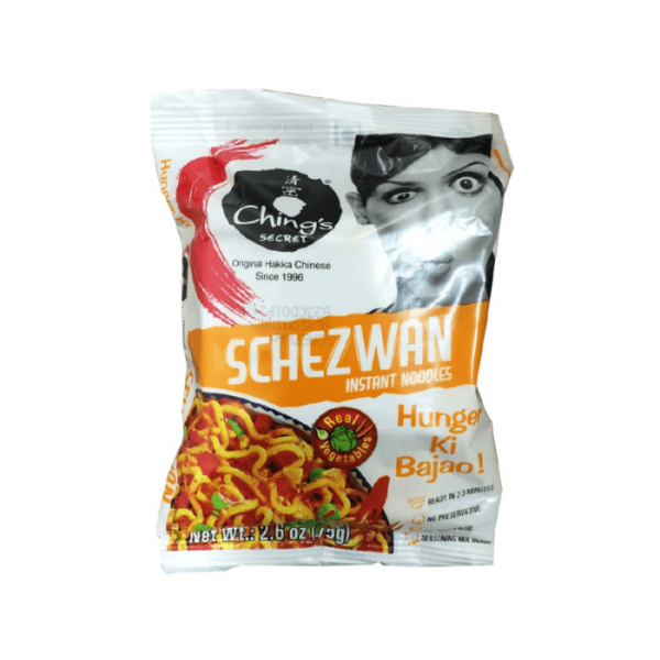 Shop Chings Noodles Schewan 75G at Grocerywala