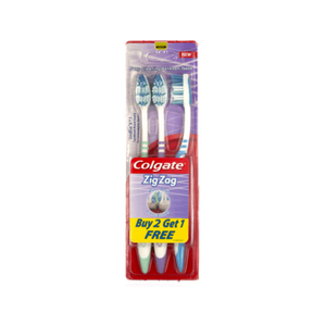 Shop Colgate Brush Zigzag 3pk 3PK at Grocerywala