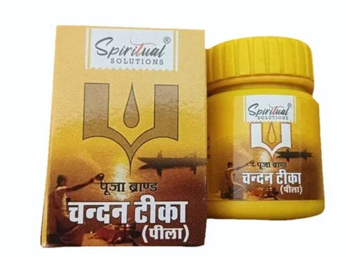 Shop Chandan Tika Yellow - 30g at Grocerywala