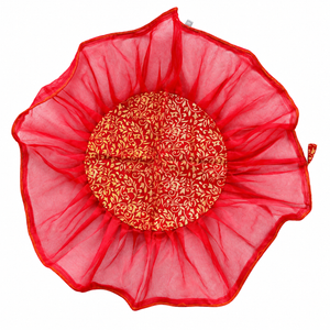 Decorative Thali Cover or Dry Fruit Potli Red